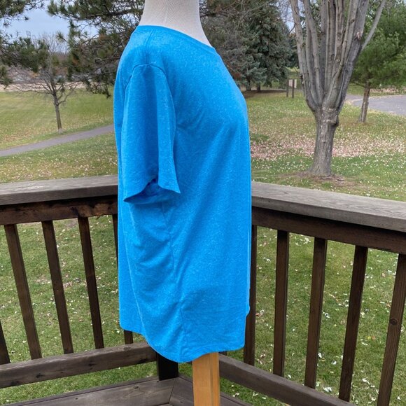 Nike Legend Training T Shirt Women's Dri Fit Athletic Gym Tee AQ3210  XXL Blue - Picture 9 of 12